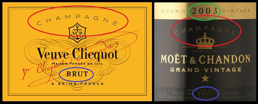 簡單酒標閱讀教室：氣泡酒&香檳篇-(1)從酒標讀出釀造方式
